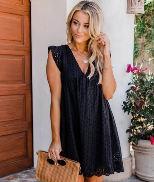 ADRIENNE - ROBE TRAPÈZE STYLE ANNÉES 60