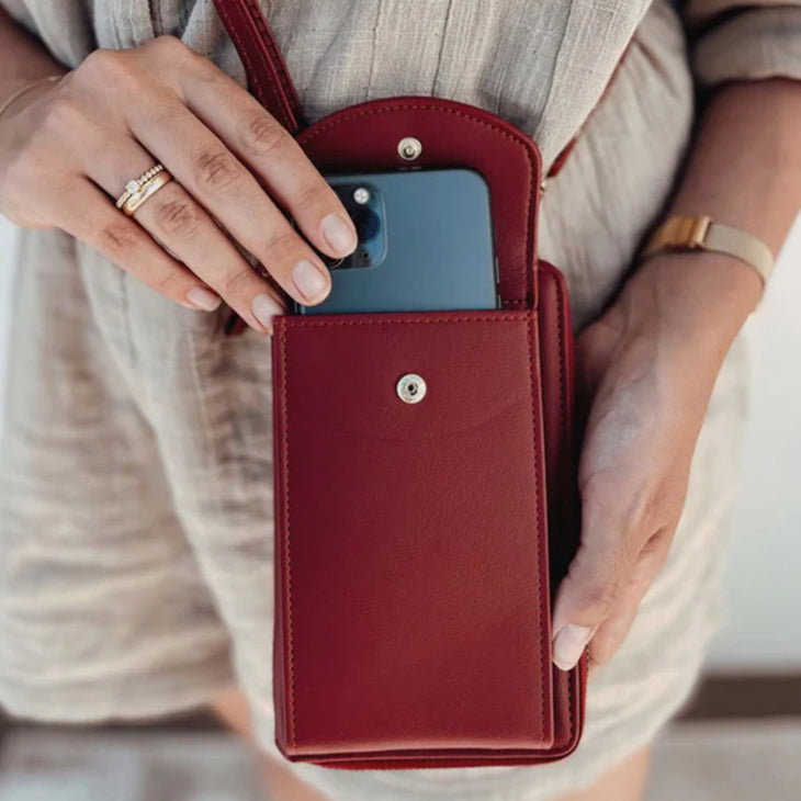 Sac à Bandoulière "Bras Libres" STL En Cuir Végetal