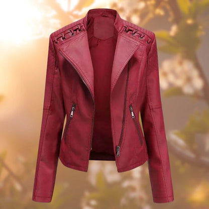 Veronica™ | Veste en Cuir Élégante pour Femme
