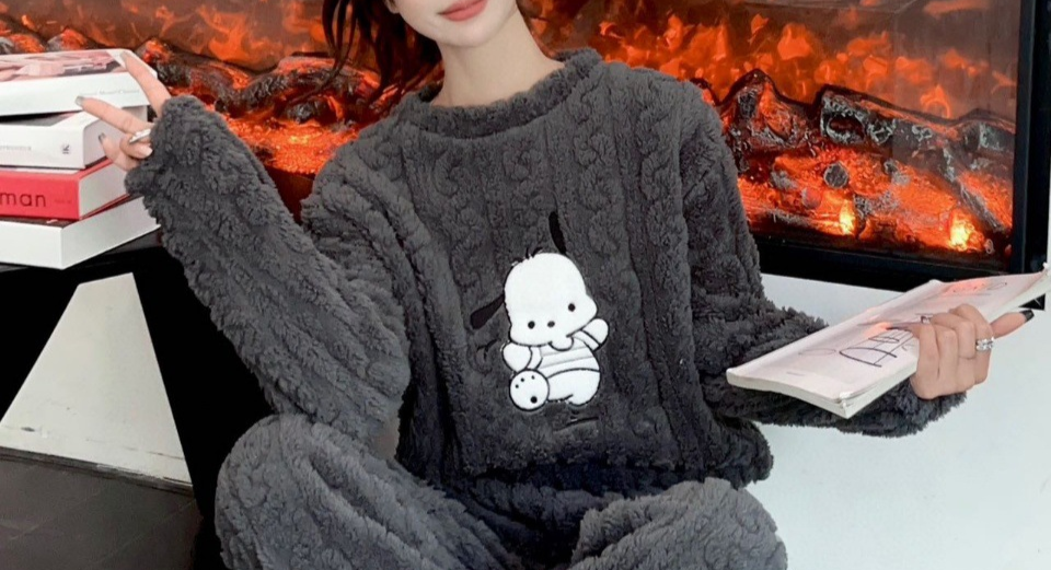 Pyjama en polaire douillette pour femmes