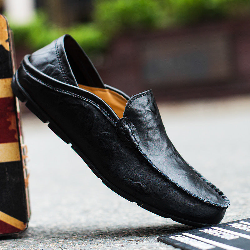 Mocassins en cuir classique pour hommes et femmes