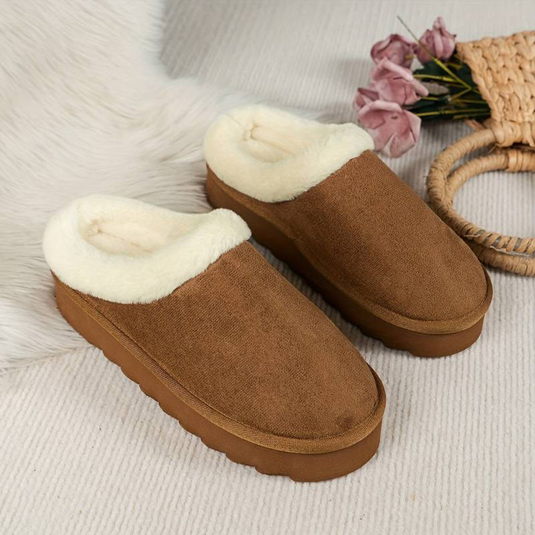 Chaussons Femme Douillets en Polaire, Faciles à Enfiler