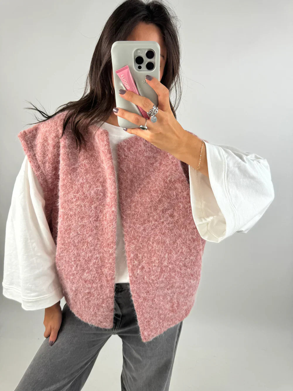 Veste Utility sans Manches avec Multiples Poches