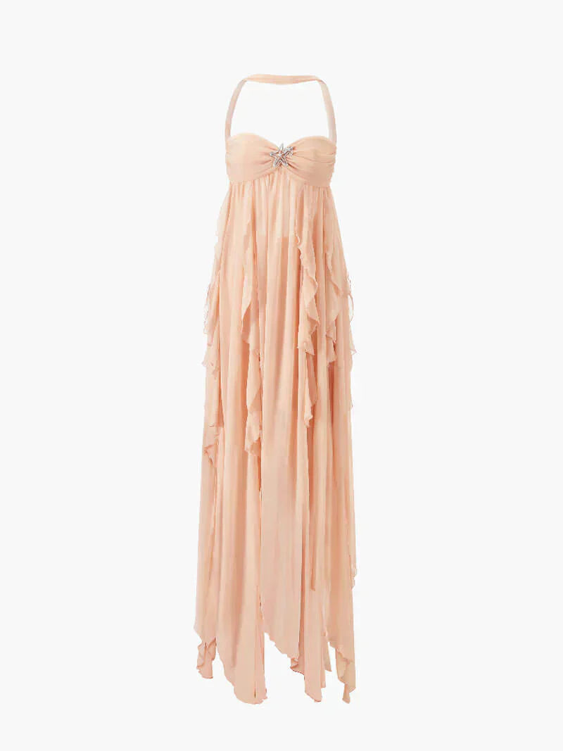 Robe Maxi Bohème Élégante et Flottante
