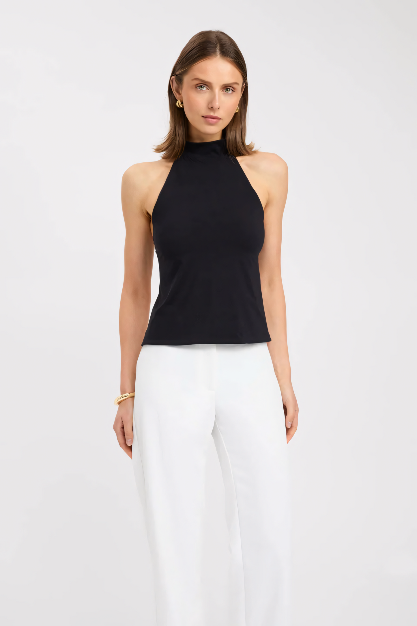 Haut Kaye en mélange de lin léger pour un style sans effort
