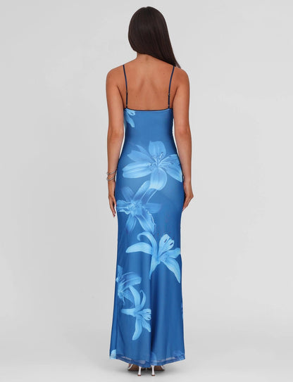 Robe midi sans manches Alaina pour femmes