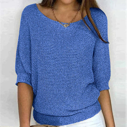 Pull-over en maille chic et douillet pour les superpositions d'automne