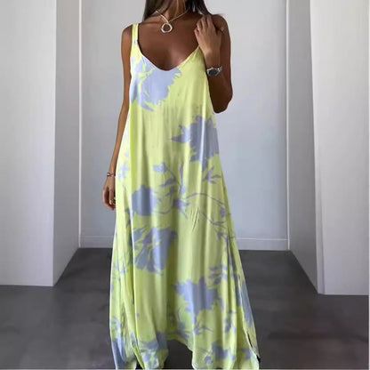 Celestia™ - Robe d'été sans manches en coton à fleurs pour femmes