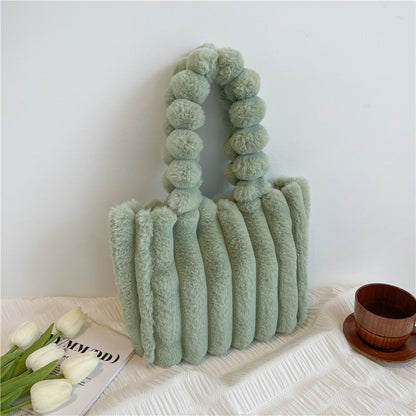 Sac fourre-tout en peluche