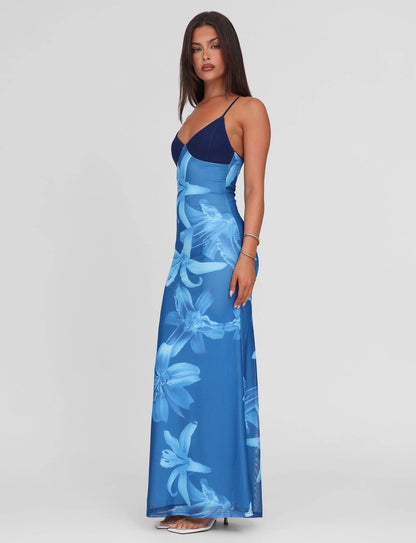 Robe midi sans manches Alaina pour femmes
