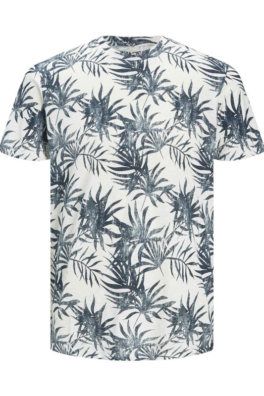 T-Shirt JORBlommer Blanc