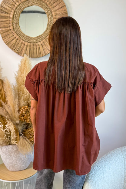 Chemise Roxanne Brique