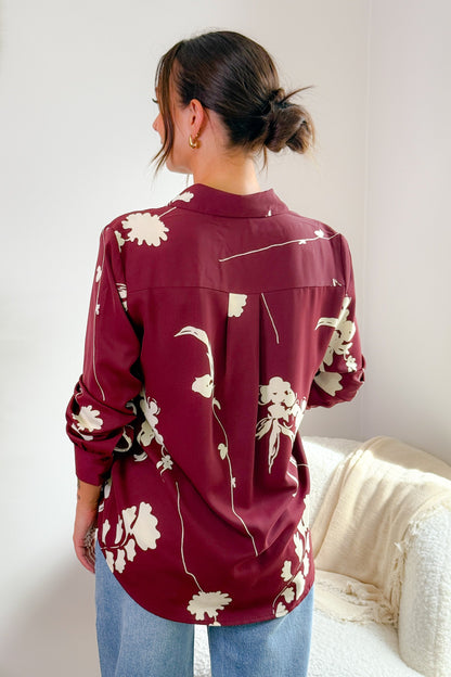 Chemise Vilda Bordeaux Only