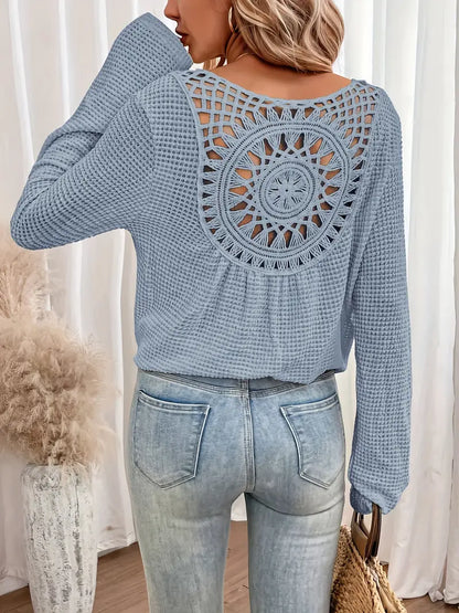 Belen™ - Blouse élégante de style Ibiza avec décolleté en V