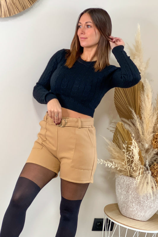 Short Laure Camel