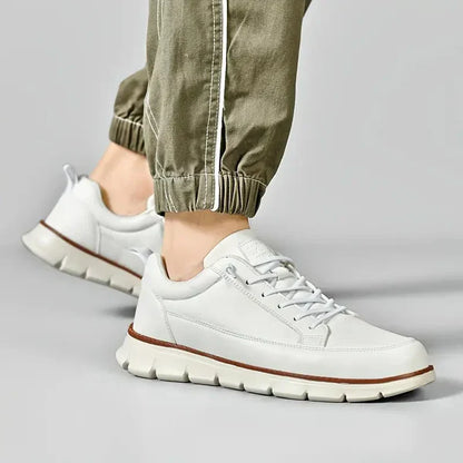 Baskets En Cuir À Lacets Tendance Pour Homme