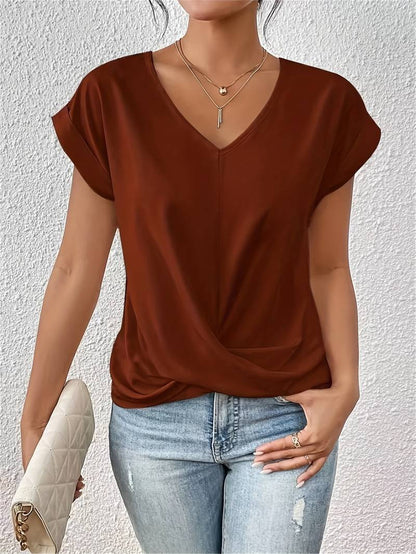 Océane Dubois® | T-shirt décontracté à manches courtes pour femme