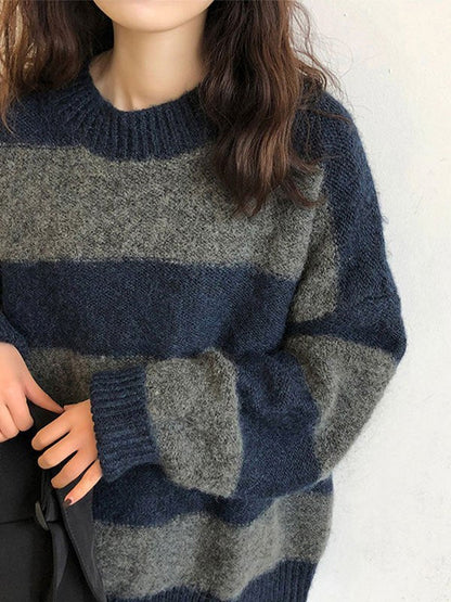 Pull en maille oversize élégant et confortable pour femmes