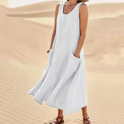 Robe sans manches pour femmes