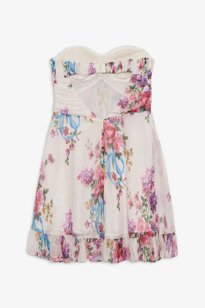 Robe maxi bohème fleurie fluide pour ambiance estivale