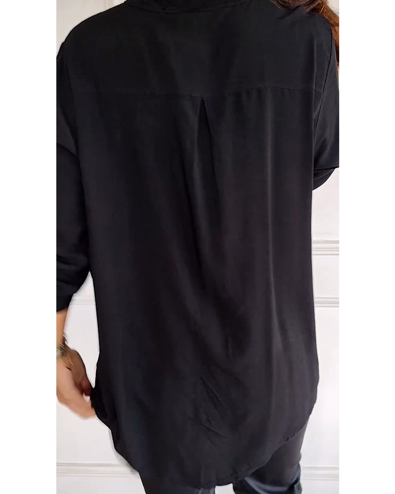 Chemise Décontracté En Paillettes