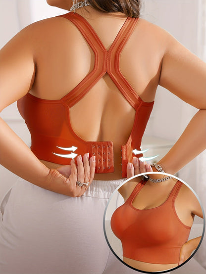 Vittoria™ - Brassière Sportive Grande Taille avec Coussinets Amovibles et Bretelles Réglables