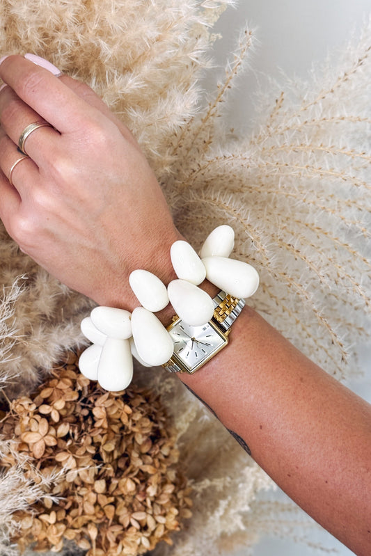 Bracelet " Goutte" Blanc