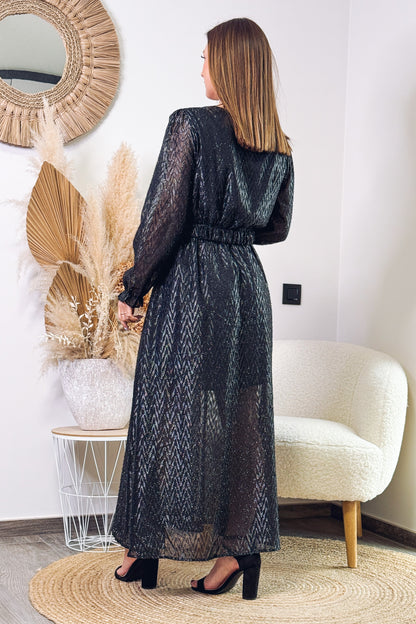 Robe Longue Tiamana Noir