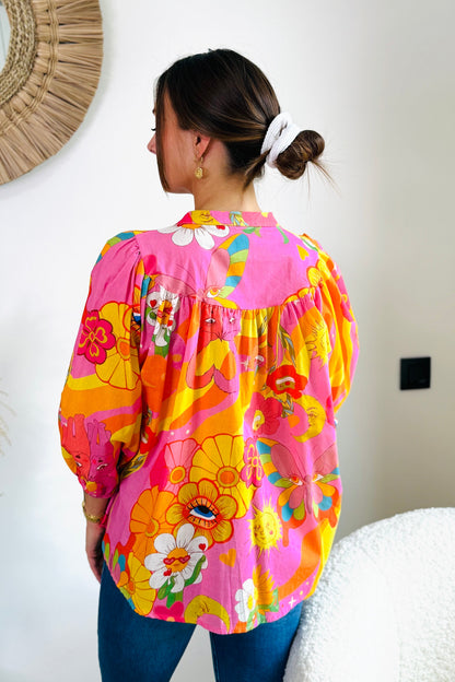Chemise Oeil Fleur Multi