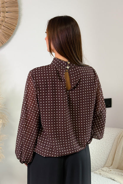 Blouse Silia Choco