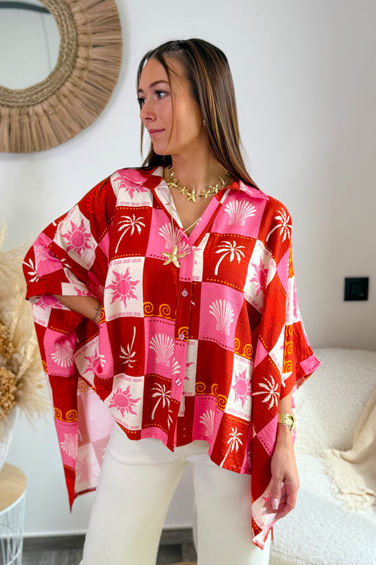 Chemise Marbella Rose