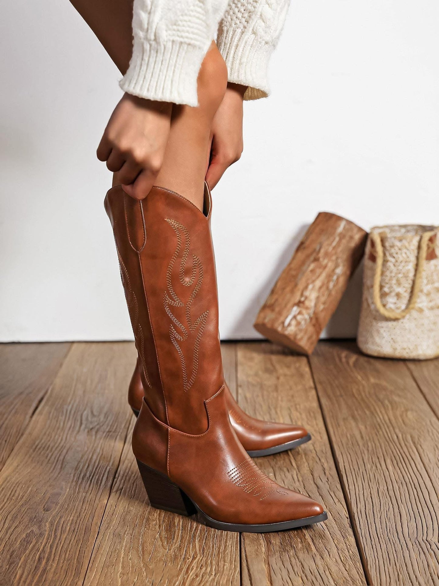 Bottes Jany Camel