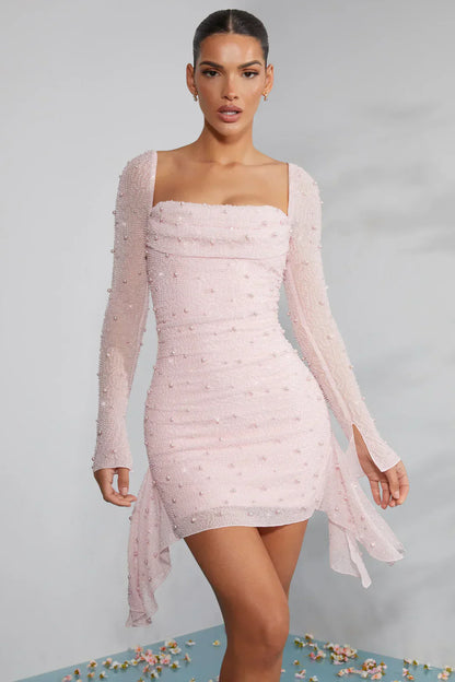 Molly | Mini-robe à manches longues