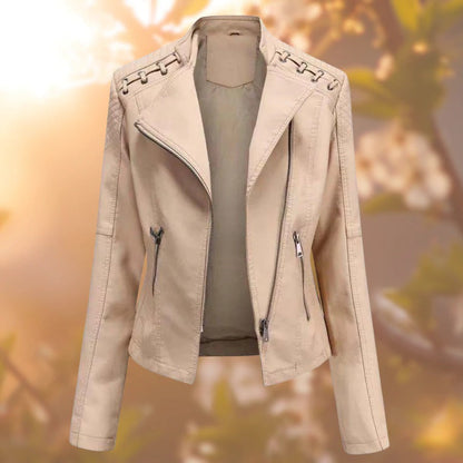 Veronica™ | Veste en Cuir Élégante pour Femme
