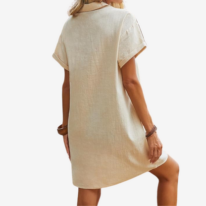 Sidonie™ Robe en Lin Légère