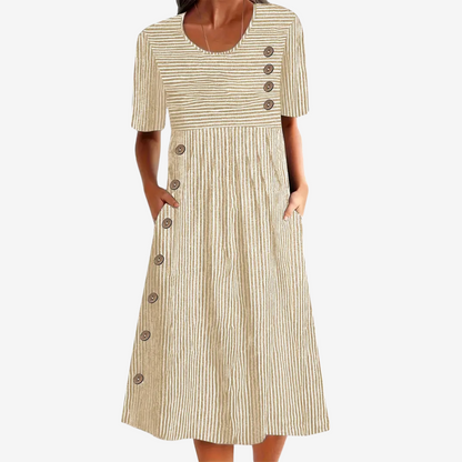 Liora™ Midi Rayée Rétro