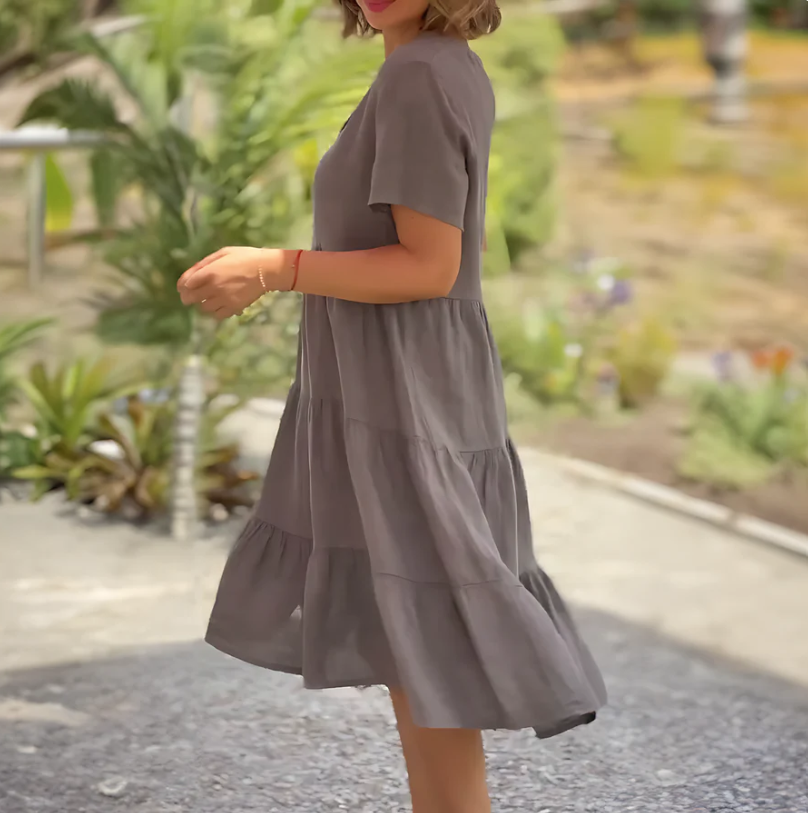 Robe ample pour femmes coupe trapèze confortable pour un usage quotidien