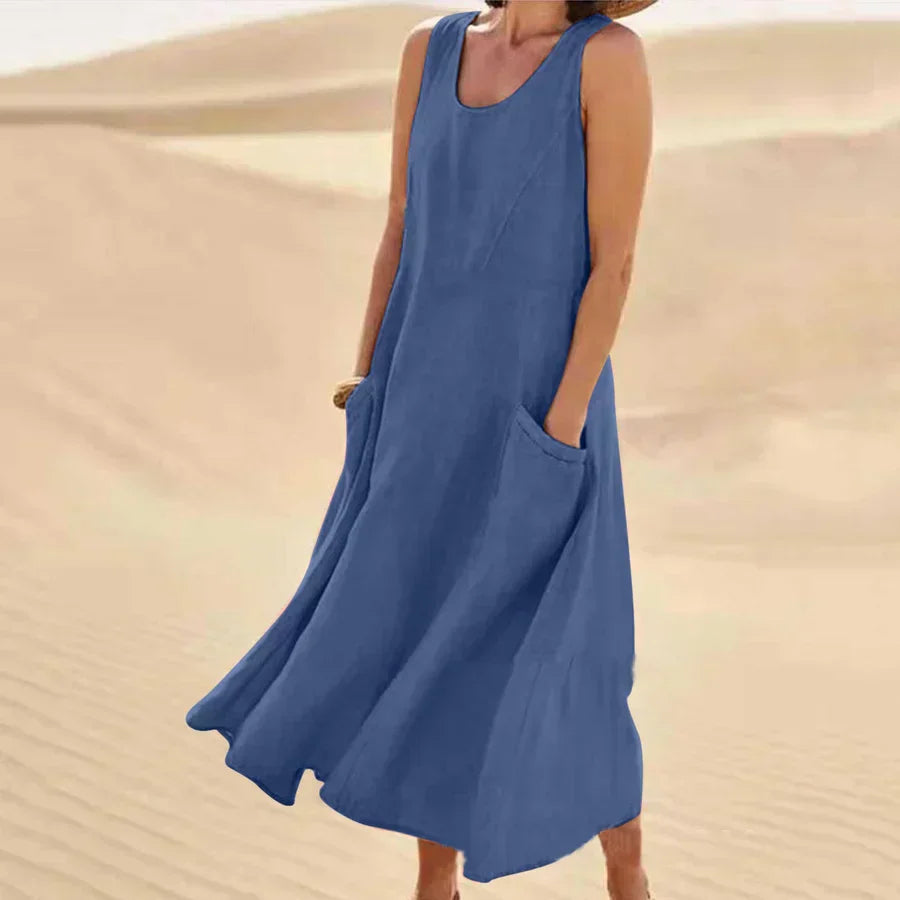 Robe sans manches pour femmes