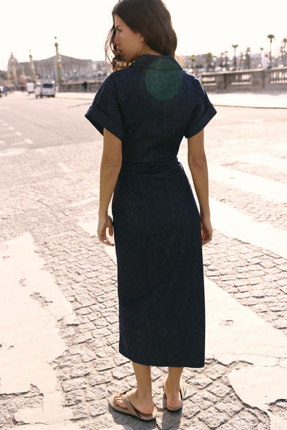 Robe de soirée denim décontractée pour tous les jours