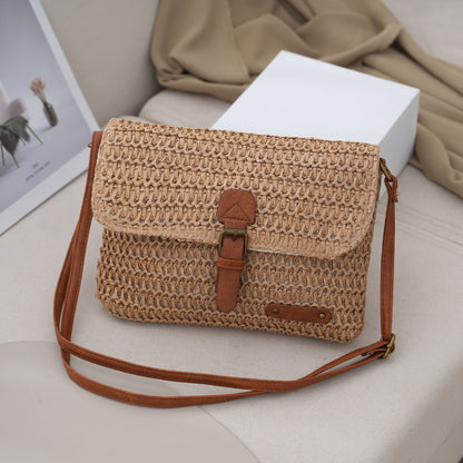 Sac à bandoulière en fibre naturelle
