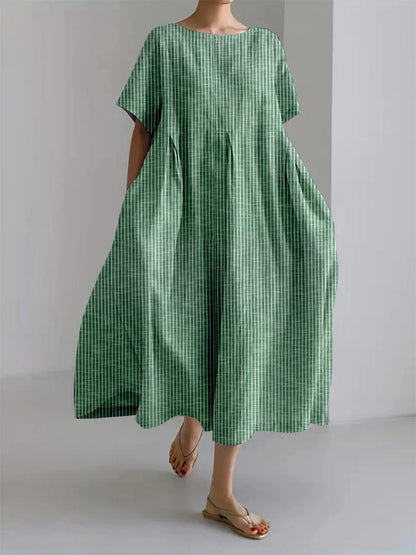 Bianca | Robe longue décontractée au style vintage et à la coupe agréable