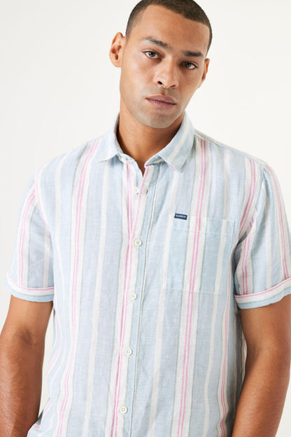 Chemise Willy Bleu Manches Courtes
