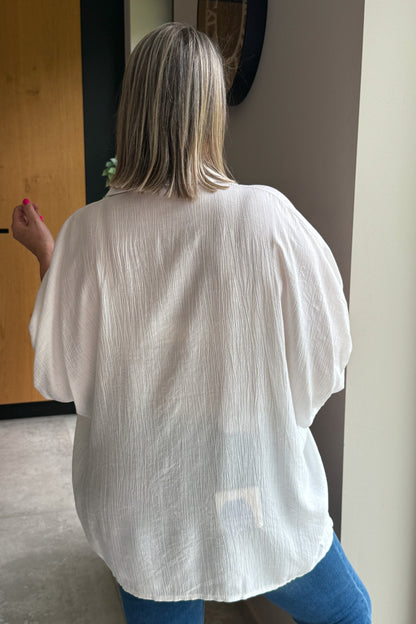 Chemise Pemane Blanc  Manches Courtes GT (42/48)
