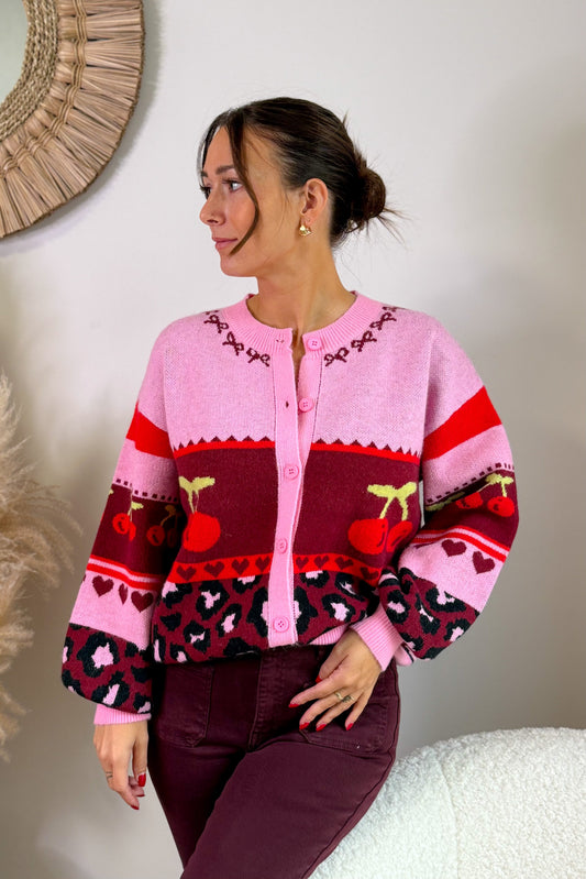 Gilet Brenice Rose