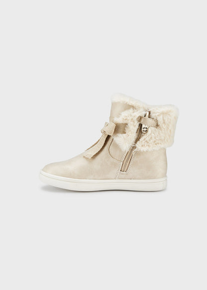 Bottines fausse fourrure