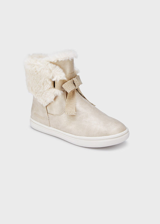 Bottines fausse fourrure