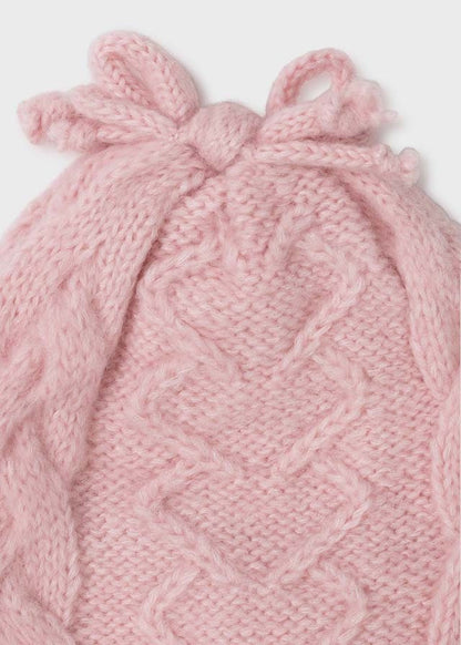 Ensemble bonnet - écharpe - moufles bébé Evelina