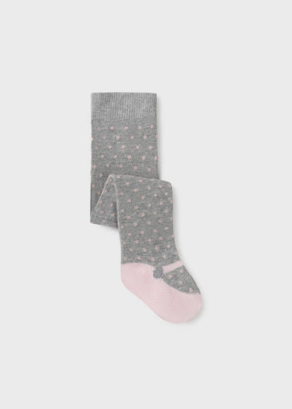 BAS COLLANT A POIS BEBE