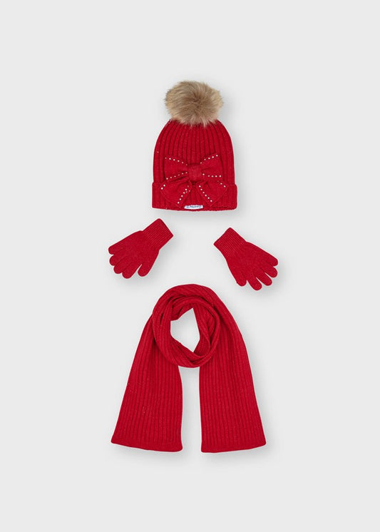 Ensemble bonnet-écharpe-gants