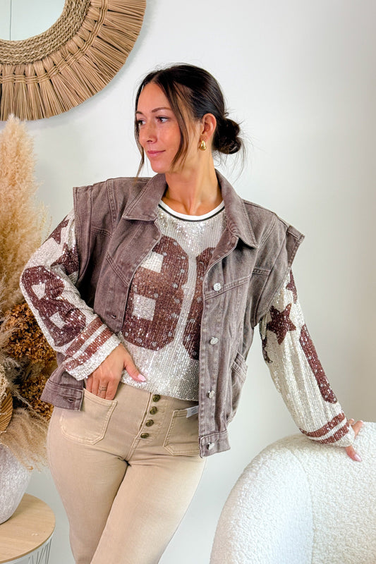 Veste Sans Manches Adeline Choco